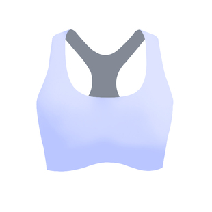 BELLA 无痕一体高强度运动内衣女聚拢防震跑步健身文胸瑜伽服背心