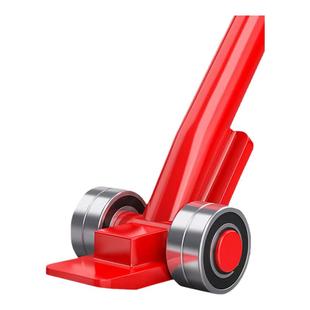 沪工撬棍撬棒重型带轮轴承滑轮3吨5吨撬棒起重省力搬运工具撬杠棍