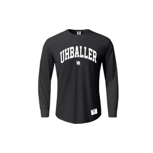 UH投篮服纯色运动速干t恤跑步健身衣秋冬季美式篮球训练服长袖男