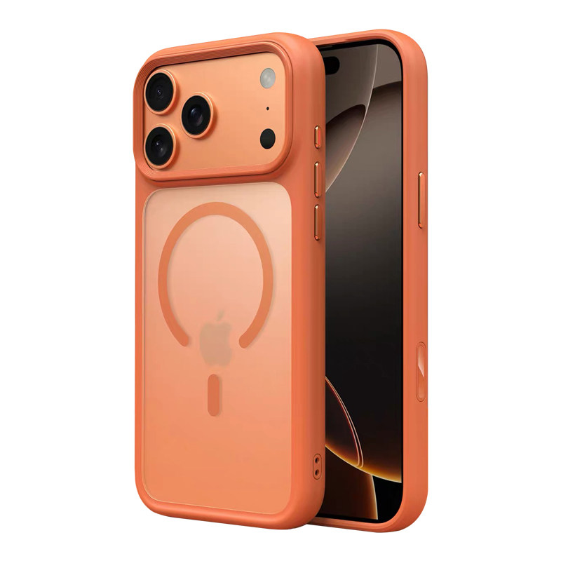 米斯登相机拍照按键适用苹果iPhone17ProMax优盾肤感磨砂手机壳17air高端magsafe磁吸保护套全包防摔透明新款