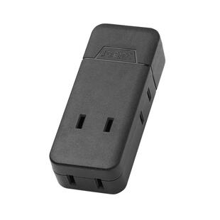 家用缝隙插座迷你超薄电源转换器一转四拓展器二三孔通用2脚插头