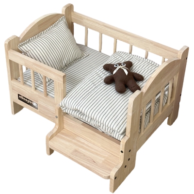 猫狗床品三件套泡泡纯棉四季床品