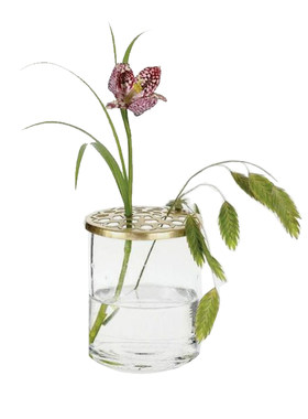 ins水培摆件金属花插盖
