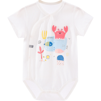 Aengbay包屁衣纯棉夏季短袖