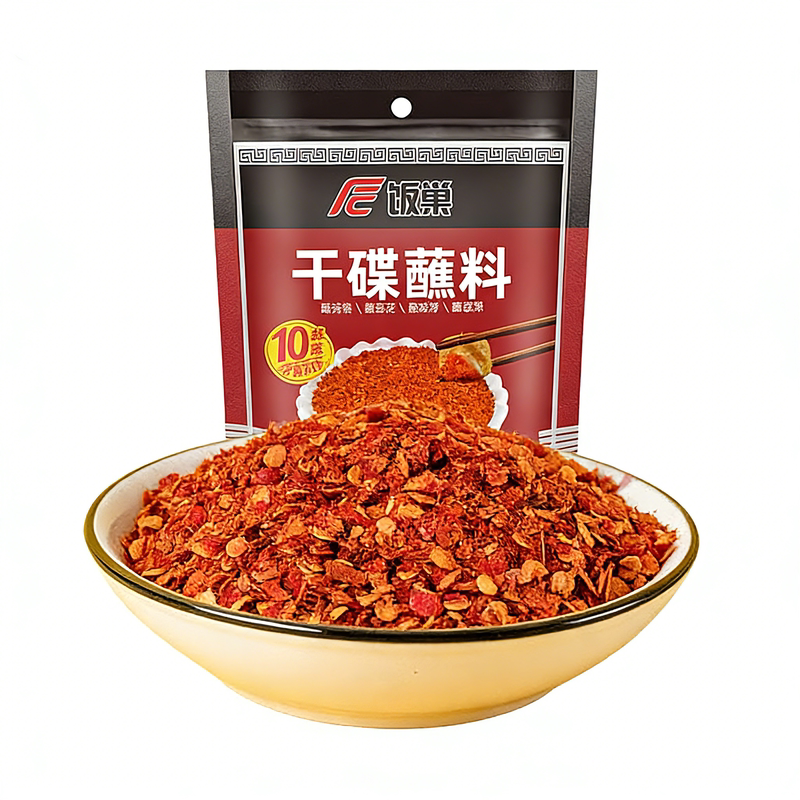 冒菜干碟蘸料辣椒粉火锅串串烤肉