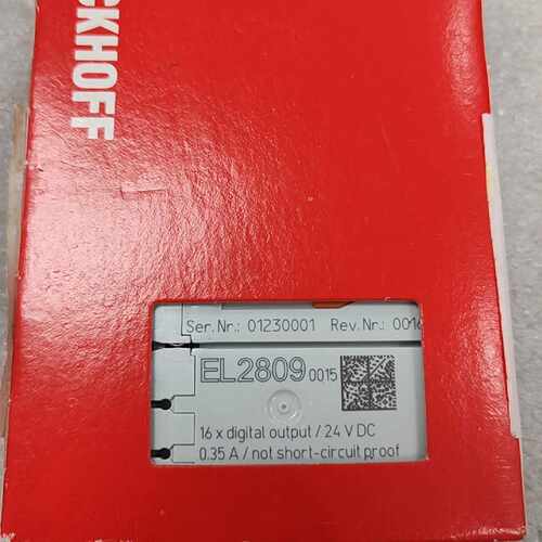 溢价-倍福BECKHOFF EL2809-0015模块，16路数字