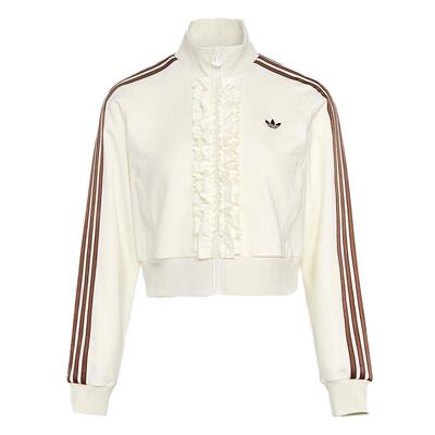 滔搏adidas阿迪达斯三叶草女子TRACK TOP运动健身夹克外套KU9388
