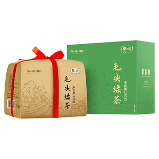 中茶绿茶 2026春茶新茶特级毛尖绿茶纸包茶叶250g中茶旗舰店