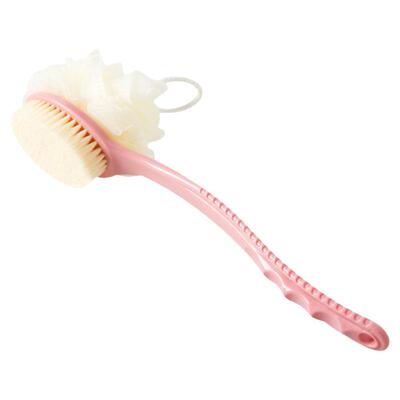 搓澡刷洗澡沐浴刷长柄软毛二合一搓背角质双面洗澡刷成人擦背神器