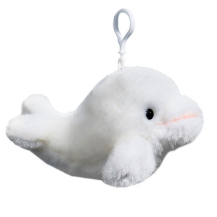 海洋鲸鱼小挂件虎鲸玩偶毛绒玩具动物公仔包包挂件挂饰纪念品