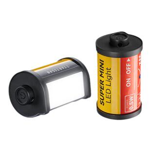 【现货】铭匠光学热靴补光灯小型磁吸胶片款式冷热靴口LED灯适用于尼康Z索尼富士XT50徕卡佳能复古相机微单反