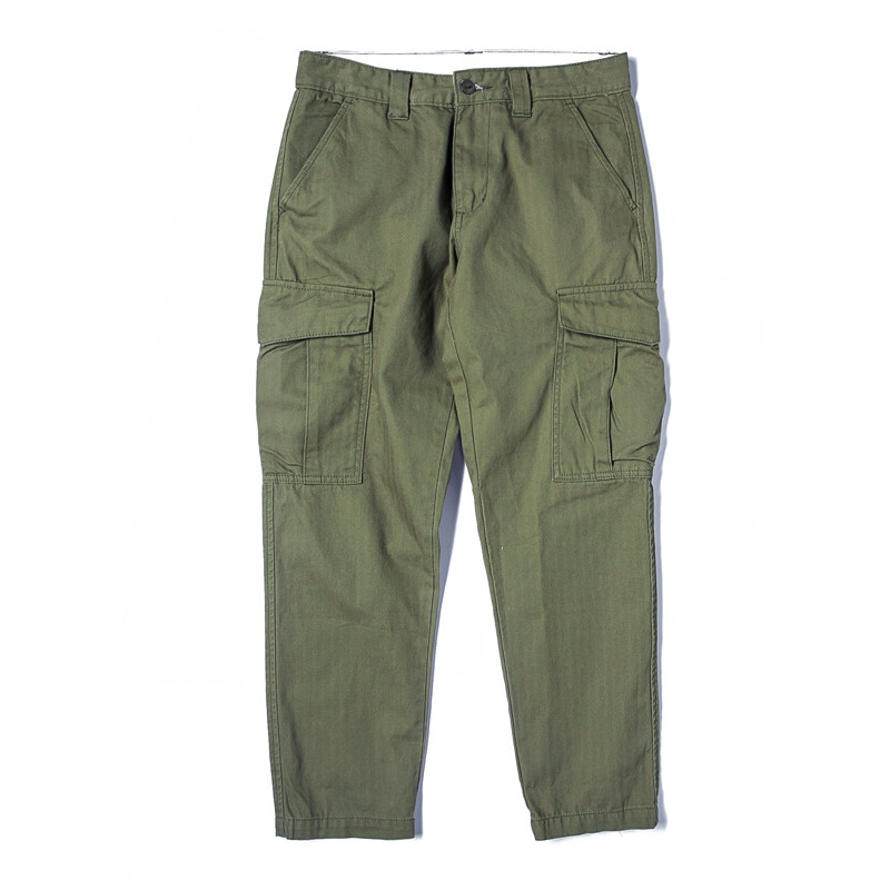 First Jungle Pants潮牌工装裤男宽松直筒余文乐九分裤薄款休闲裤
