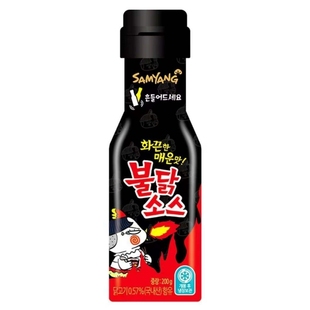 临期韩国进口三养超辣火鸡面酱料200g火鸡味调味料意面炒拌面酱瓶