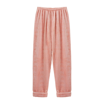 女士珊瑚绒保暖居家睡裤