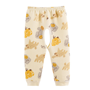 哇哇开裆裤宝宝a类居家加厚保暖款外穿戒尿不湿儿童裤子2026新款