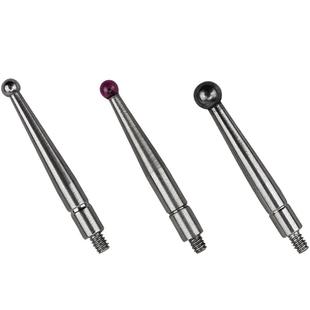 杠杆百分表测量头千分表测头小较表针杠杆表测针红宝石钨钢白钢针