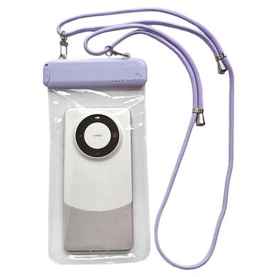 大视窗触屏手机防水袋密封斜跨绳