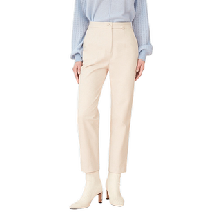 Lavinia极简西装休闲裤女春秋新款舒适修身直筒锥形裤X37K103