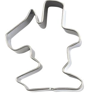 生日快乐胡萝卜模具刻字一体巧克力数字英文切模板饼干爱心形磨具