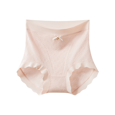大嘴猴高腰提腹内裤女士纯棉裆