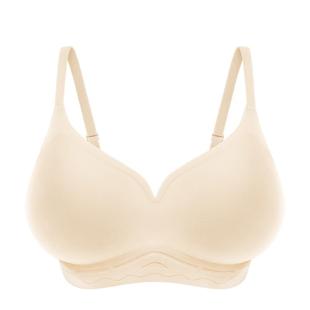 幸棉外扩型漫画胸赫本领小胸显大聚拢文胸无痕结婚纱红色内衣女