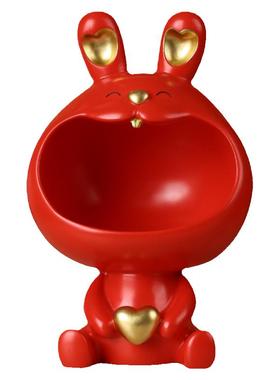 创意可爱兔子摆件春节装饰品