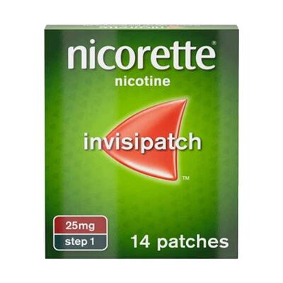 欧洲直邮nicorette力克雷戒烟贴进口戒烟神器替代1段25mg14片