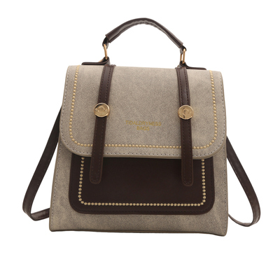 高级感牛仔一包三用双肩包麦瑞雅