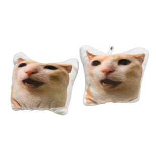 九九成稀罕物小猫按压发声魔性语音学生恶搞语音挂件毛绒挂件卡通