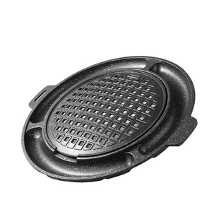 韩式商用鸡蛋糕烤盘铝合金烤肉不沾餐厅专用炭火明火烤肉店烧烤盘