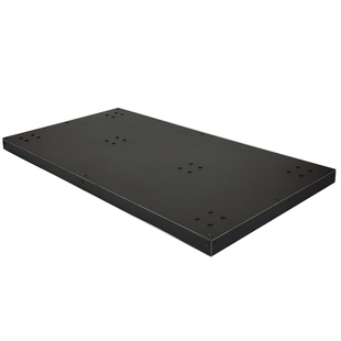 花叶®超低隐藏轮主机箱万向轮底托架不锈钢电脑带轮移动底座金属