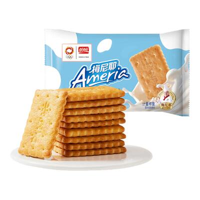 盼盼梅尼耶高钙牛乳饼干整箱休闲食品零食独立小包装追剧小吃解馋