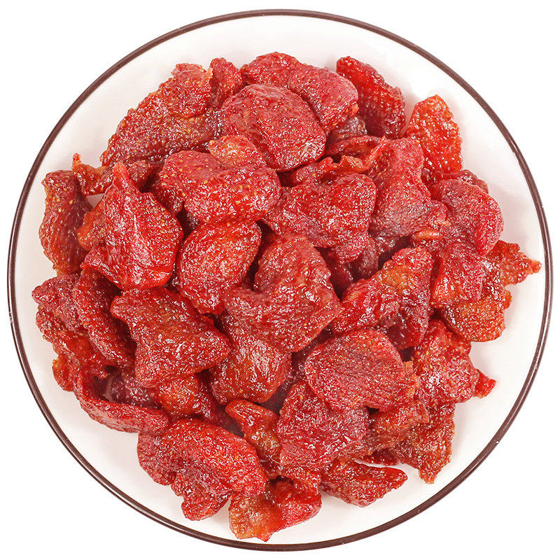 果脯草莓干奶香草莓干果脯丁碎烘焙专用蜜饯果干10kg批发商用零食