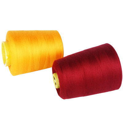 包邮8000码黑白纯锁边缝纫机线