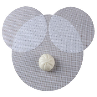 长方形蒸笼布硅胶垫蒸包子垫不粘屉布食品馒头屉布蒸盘垫蒸笼垫子