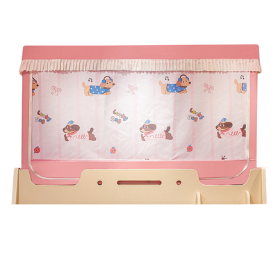 2025新款a类儿童上下铺子母床遮光帘蚊帐家用卧室防摔防掉床纹帐