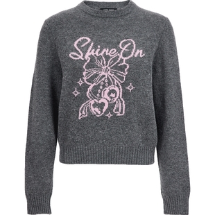 Vero Moda毛衣2025冬季新款含绵羊毛提花圆领简约上衣325413036