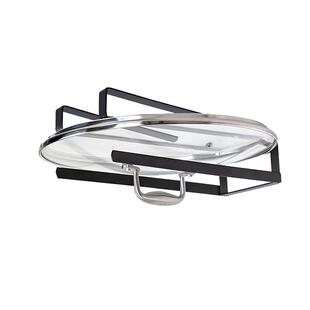 创意免打孔304不锈钢锅盖架壁挂吊柜下放锅盖收纳架子厨房置物架