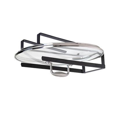 免打孔304不锈钢吊柜下放锅盖架