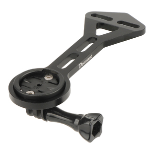 铝合金CNC一体码表架 适用皮娜F12佳明破风弯把横孔手电相机支架