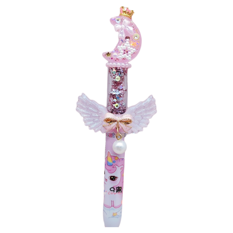 少女心魔法橡皮擦流沙仙女棒小学生专用橡皮笔热可擦可换替芯可爱