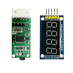 霍尔传感器模块 数字显示磁场感应强度检测 裸板 Modbus及AT协议
