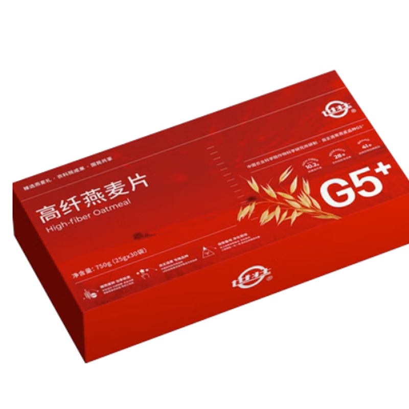 中国农科院世壮燕麦片礼盒G5+高纤速溶燕麦片即食代餐食品包邮