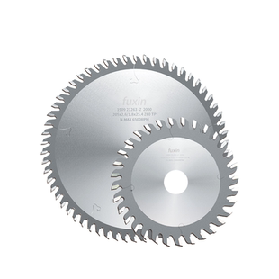 进口薄款木工切免漆生态板专用推台子母锯片不爆边梯平齿7/8寸9寸