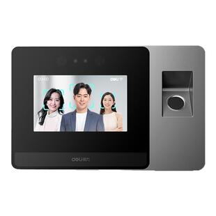 得力员工打卡考勤机人脸识别指纹打卡机智能签到上下班打卡器扫脸刷脸指纹一体机掌纹识别D5S考勤机