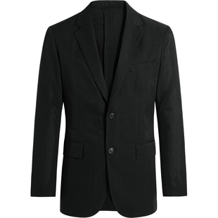 Brooks Brothers/布克兄弟男士秋冬款纯色网孔简约西装外套