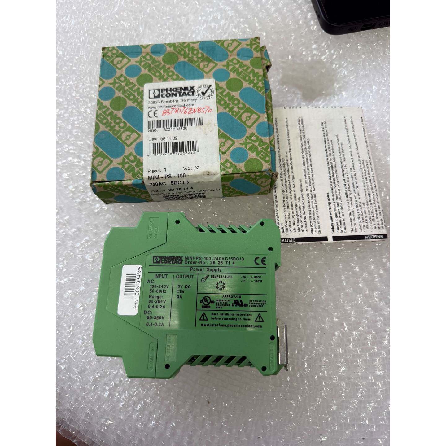 【请询价】2938714全新PHOENIX菲尼克斯电源继电器