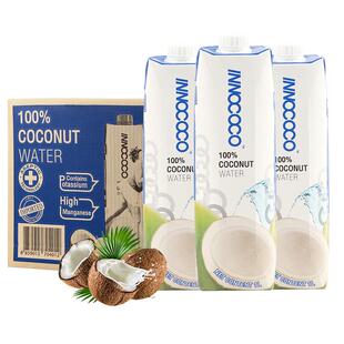 泰国进口innococo伊诺可可100%纯椰子水1L整箱椰汁nfc电解质饮料