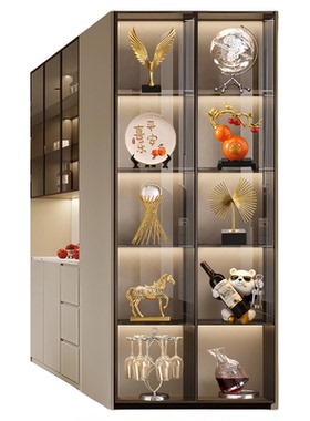 客厅酒柜电视柜2025新款高端摆件