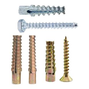 铁膨胀管锯齿膨胀螺丝5M6M8M10圣诞树壁虎泡沫轻质砖金属膨胀管钉
